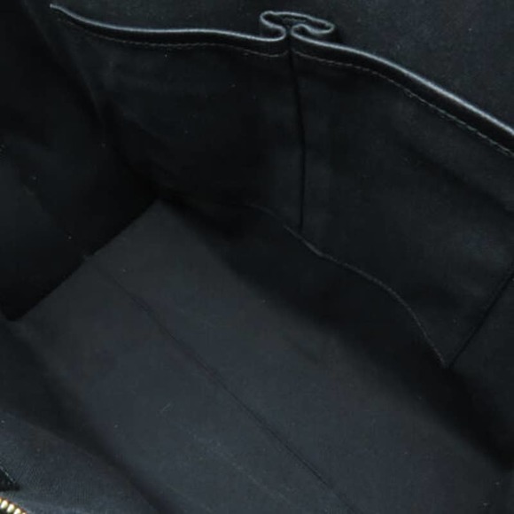 👜⭐️AUTHENTIC⭐️👜 Alexander McQueen 2 Way Shoulder bag Calfskin Leather Black - Picture 7 of 12